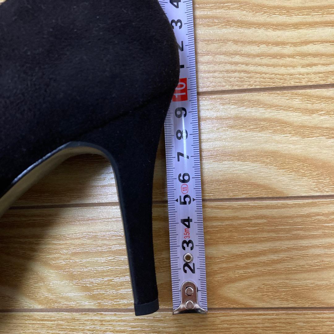 【美品】DIANA ダイアナ　ハイヒール　　パンプス　スウェード　黒　24.5
