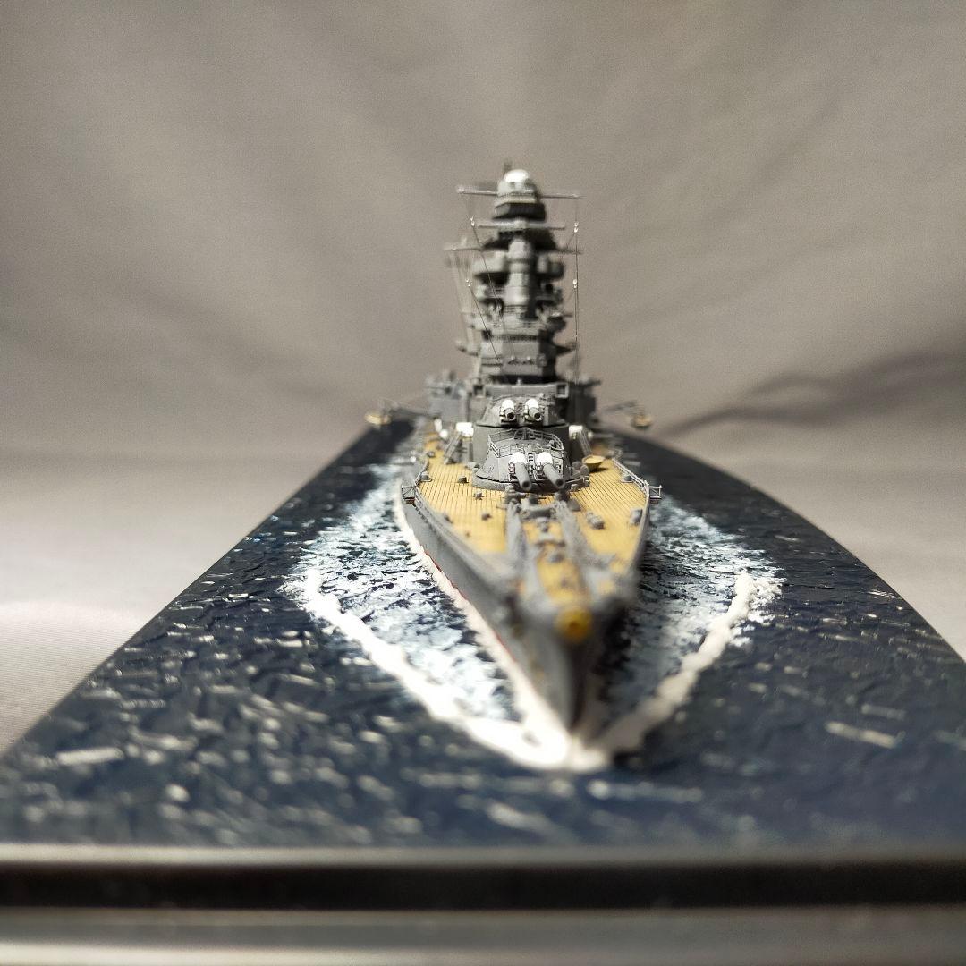 日本海軍 戦艦陸奥 フジミ 1/700 完成品