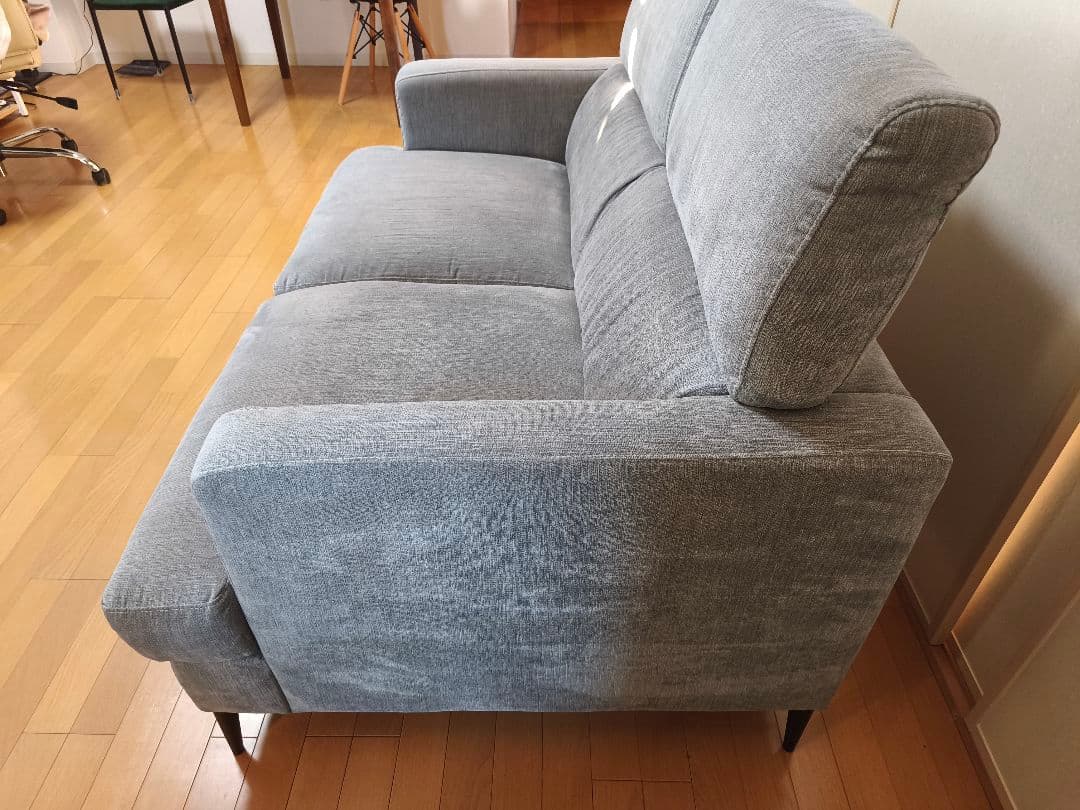 【引取り限定】2人掛け布張りソファ（サザーラ GY） ニトリ NITORI