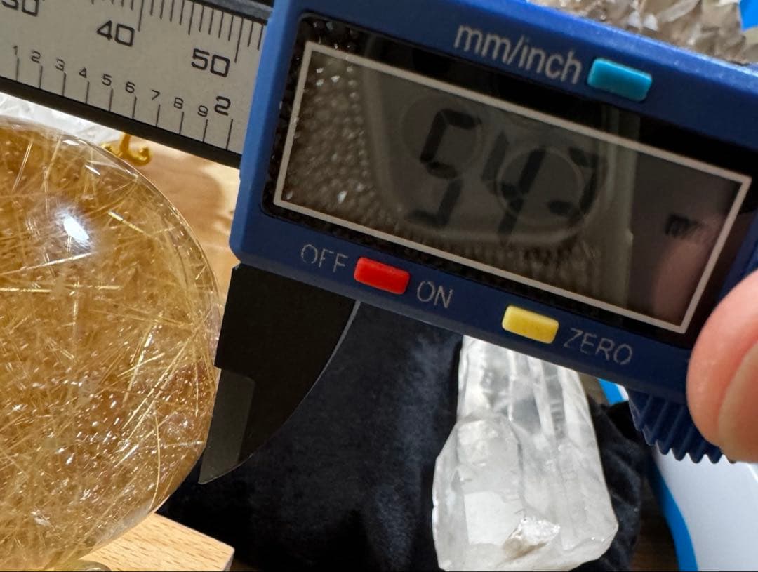 【極上品】コレクション級　ゴールドルチルスフィア 丸玉　約5.4 証明書付