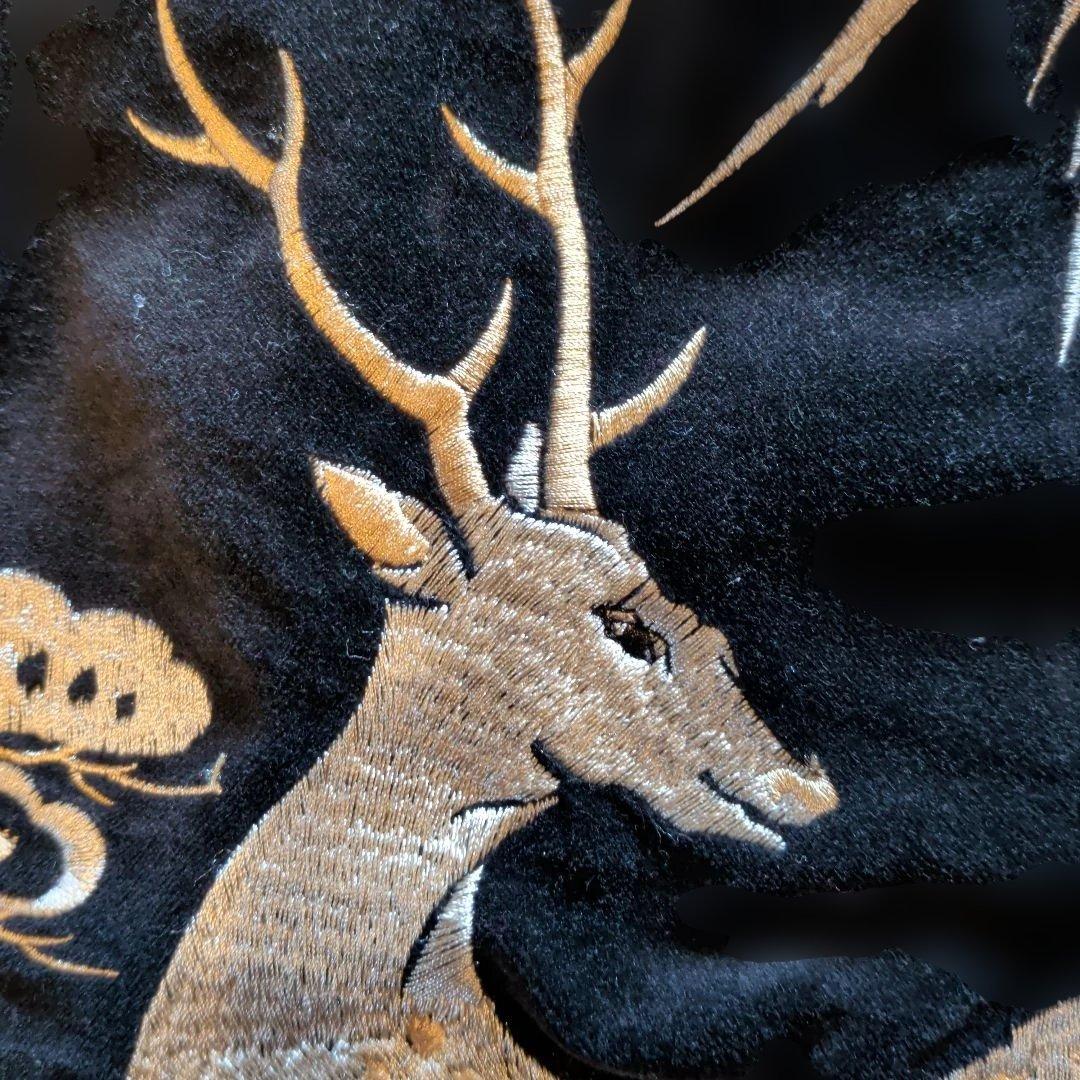 黒の別珍スカジャン