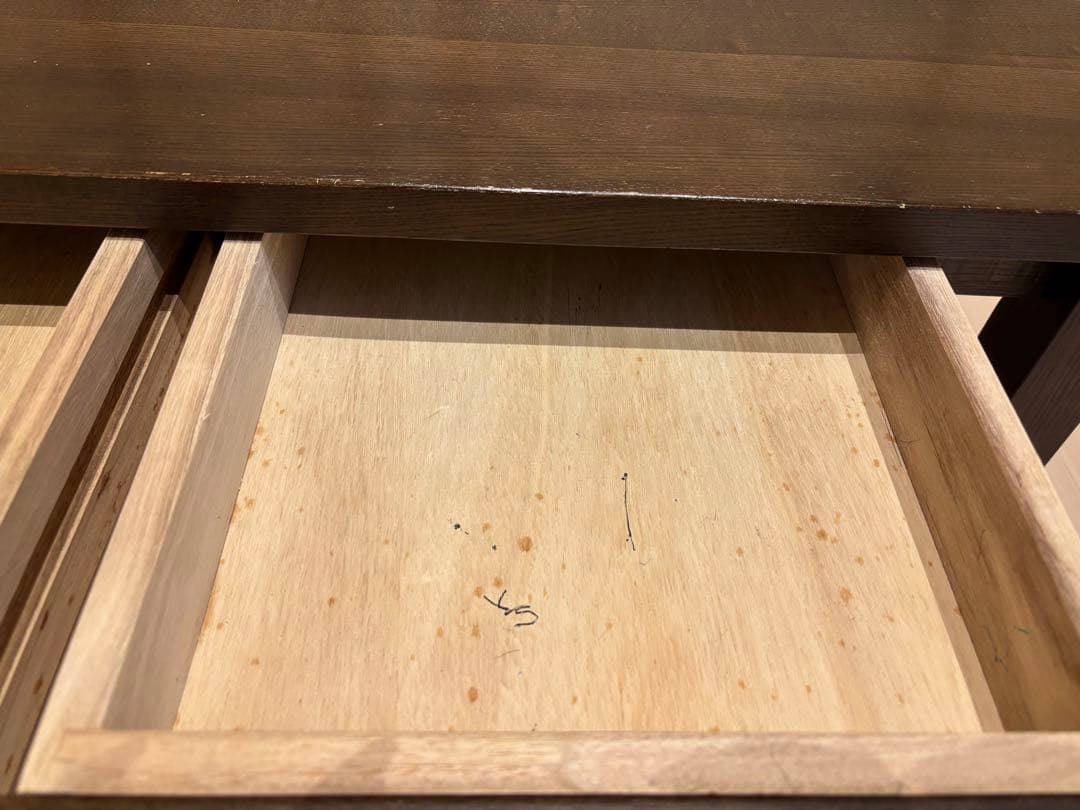 無印良品木製ローテーブルタモ材ブラウン