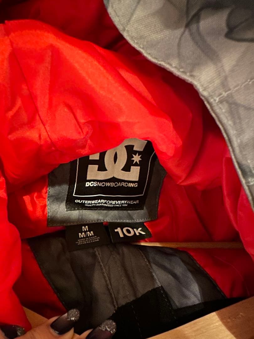 DC スノーボードウェア グレー 10K防水 メンズ レディース