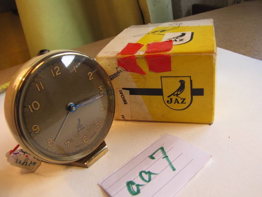 【aa7】jaz　卓上時計　未使用　ゴールド　アメリ