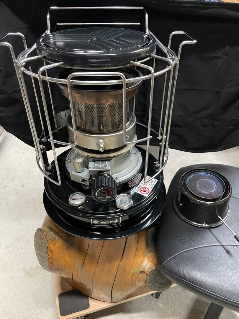 【カスタム済】スノーピーク タクード KH-002BK石油こんろストーブ＋収納袋