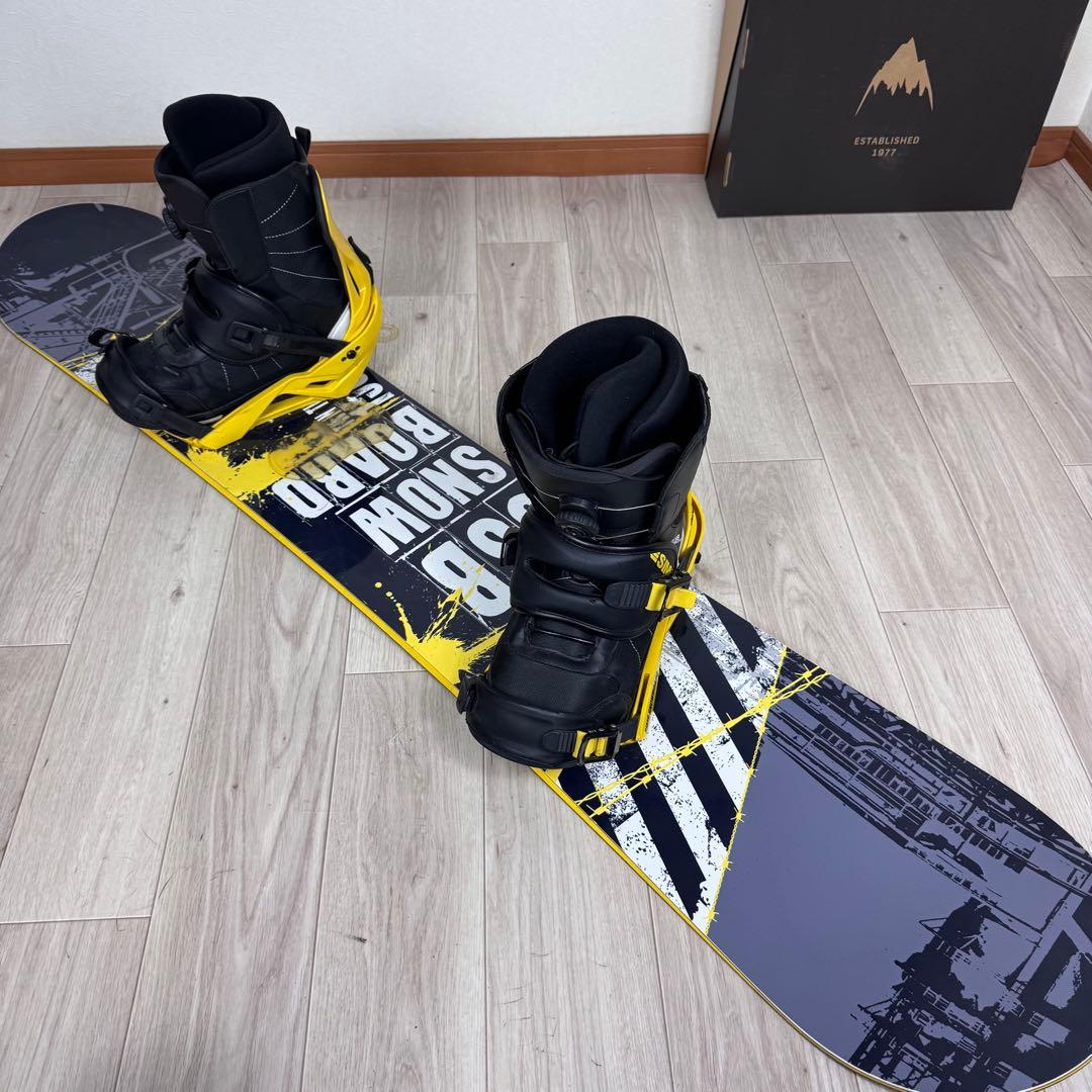 専用CSB スノーボードセット155cm ブーツ 27.5cm