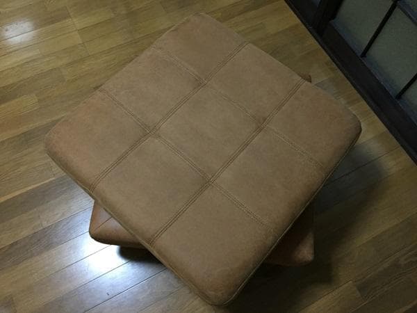 Ｙ 触り心地良いソファ‼ 関家具 RELAX FORM オットマン キャメル