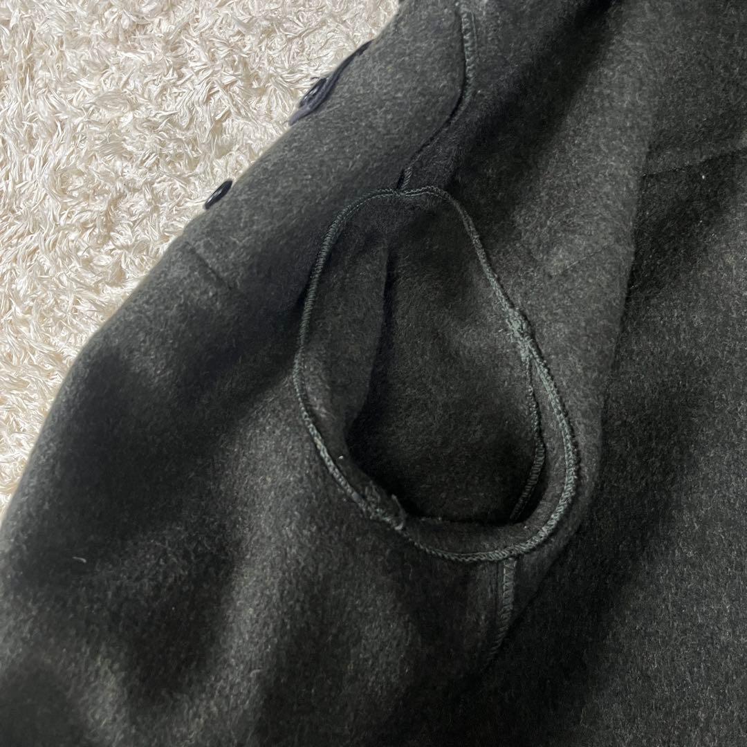 マーガレットハウエル 英国製 ロング ダッフルコート ウール混 フード 旧タグ