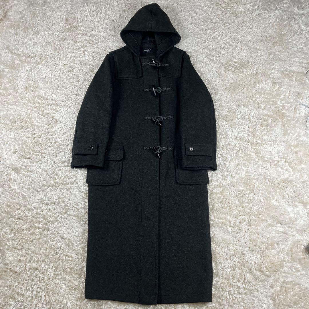 マーガレットハウエル 英国製 ロング ダッフルコート ウール混 フード 旧タグ
