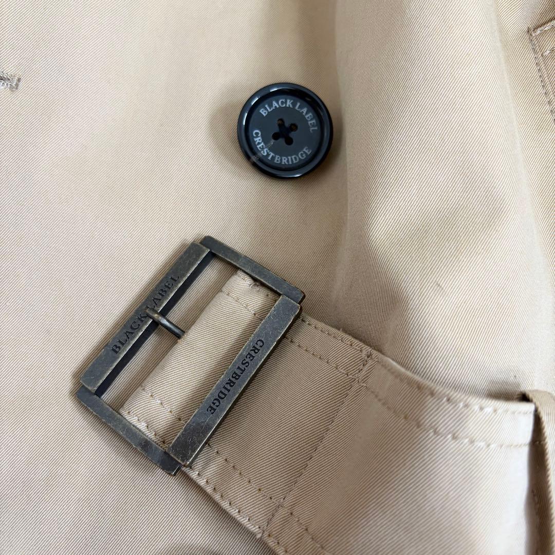 【希少サイズ3L】ブラックレーベルクレストブリッジ トレンチコート ノバチェック