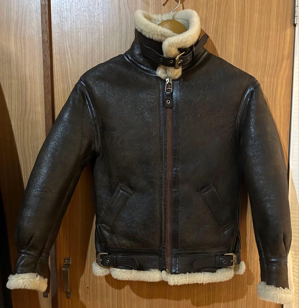 h*i様 極小サイズ/B-3 ジャケット リアルムートン/メンテ済み