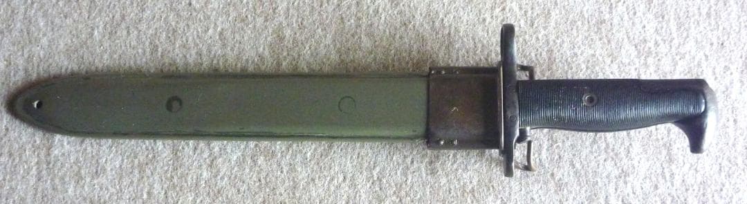 米軍　US　WW2　M1バヨネット（刃身切断タイプ）　鞘とグリップ
