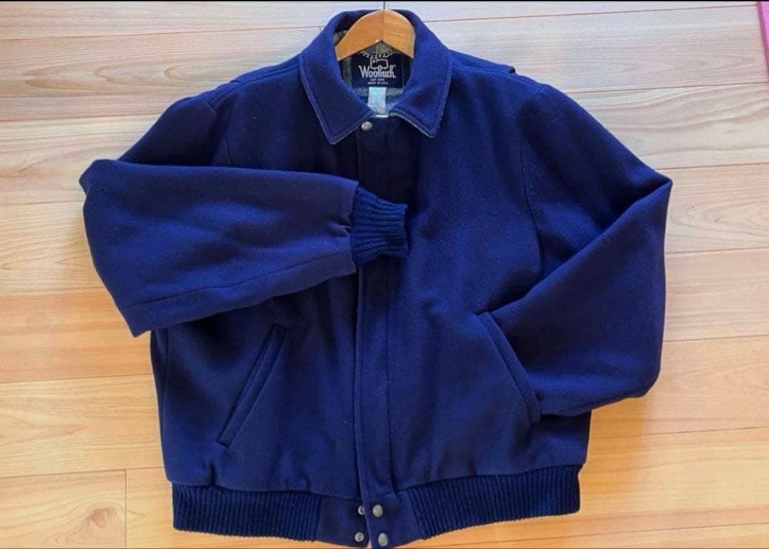 80s 美品 ウールリッチWoolrich USA製　ウールブルゾン