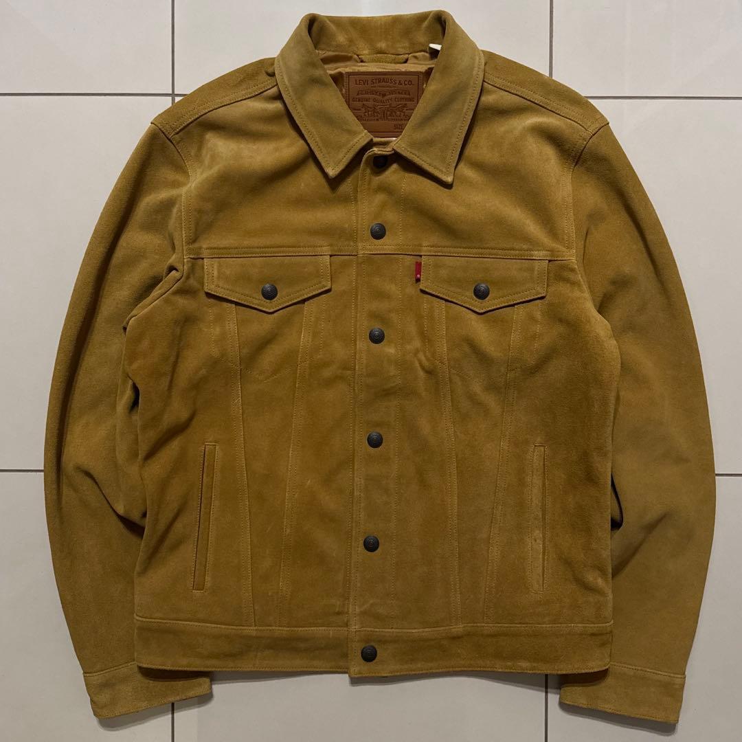 Levi's Premium スウェード トラッカージャケット 牛革