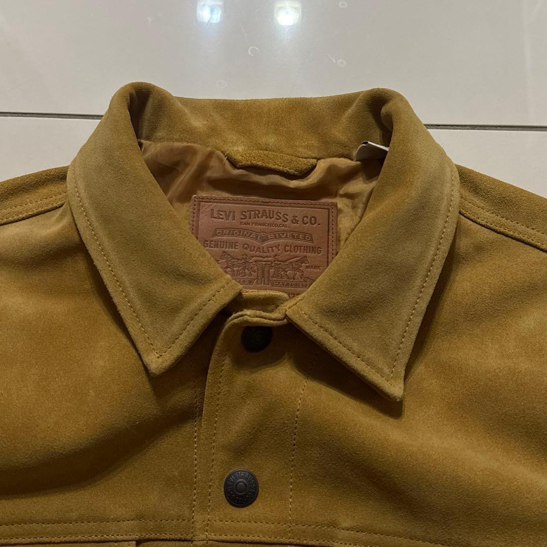 Levi's Premium スウェード トラッカージャケット 牛革