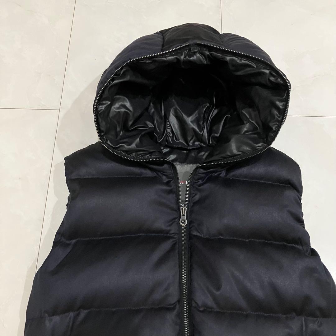 【極美品】 デュベティカ FEBEDUE カシミア混 ダウンベスト コラボ XL