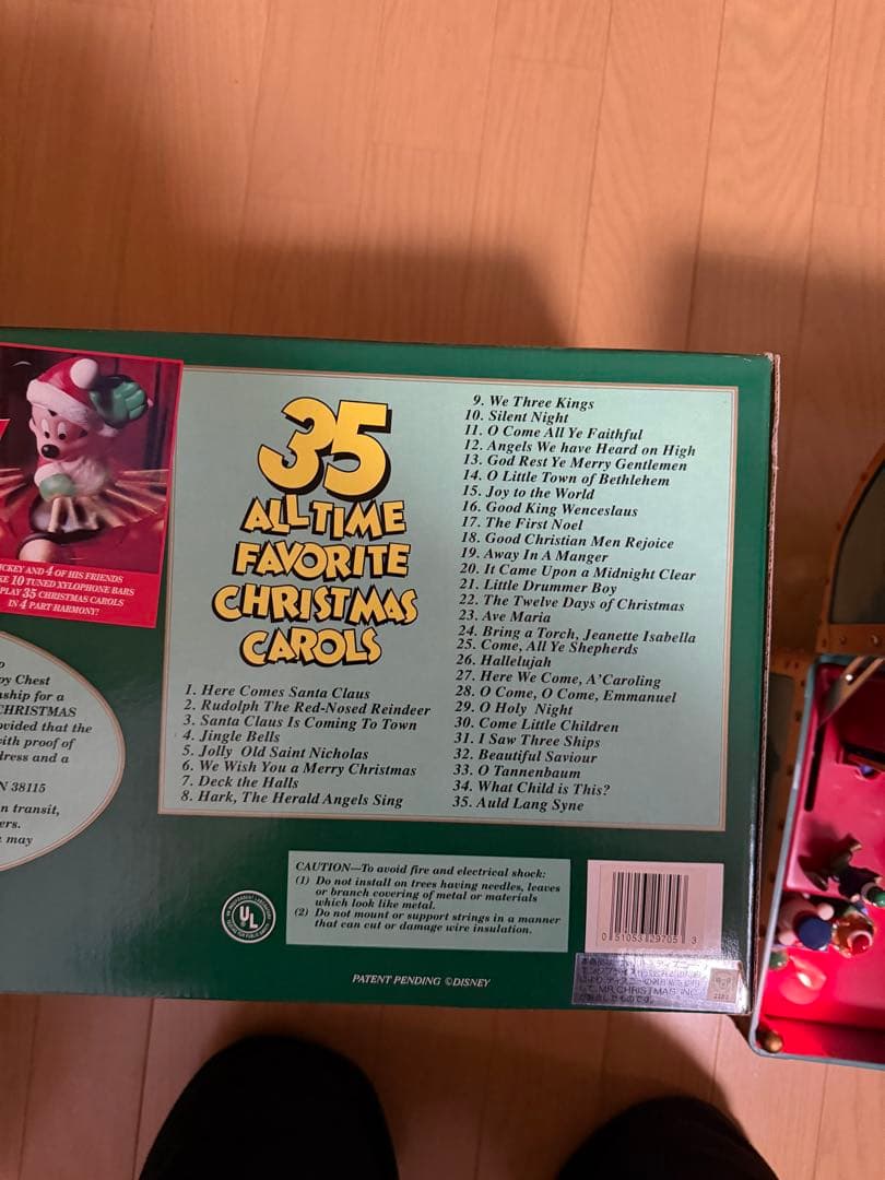 【ミッキーズ ミュージカルトイチェスト 】Xmas オルゴール