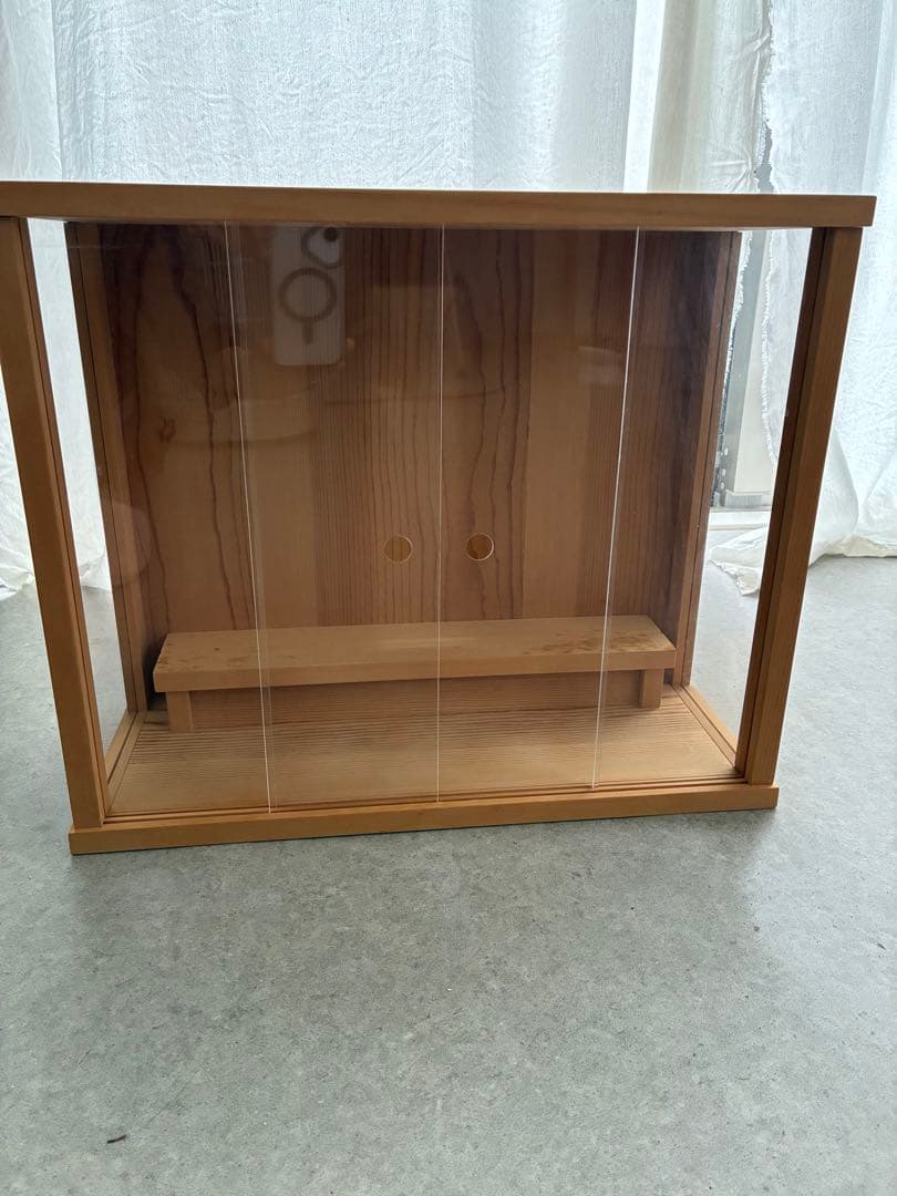 神棚（ひのき）アクリル扉付き