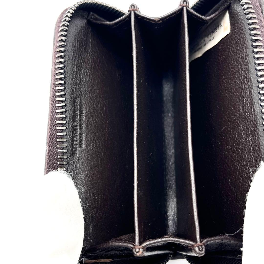 【美品】ボッテガヴェネタ　ケース　小銭入れ　イントレチャート　ブラウン