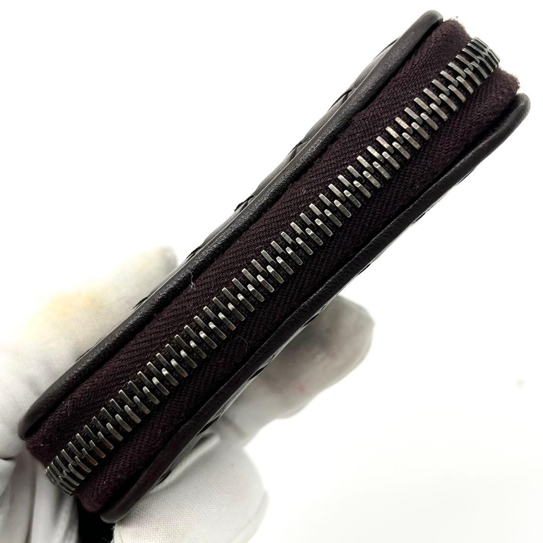 【美品】ボッテガヴェネタ　ケース　小銭入れ　イントレチャート　ブラウン