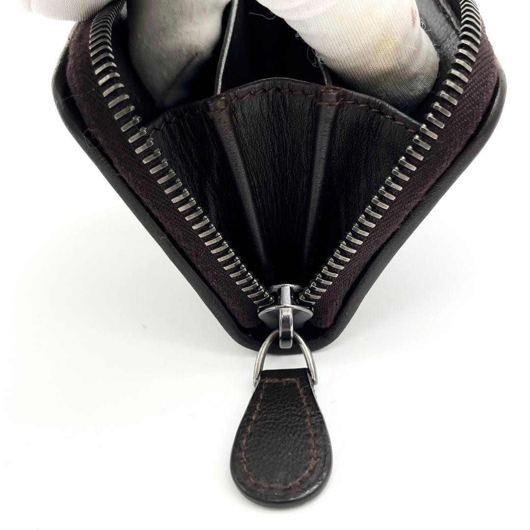 【美品】ボッテガヴェネタ　ケース　小銭入れ　イントレチャート　ブラウン