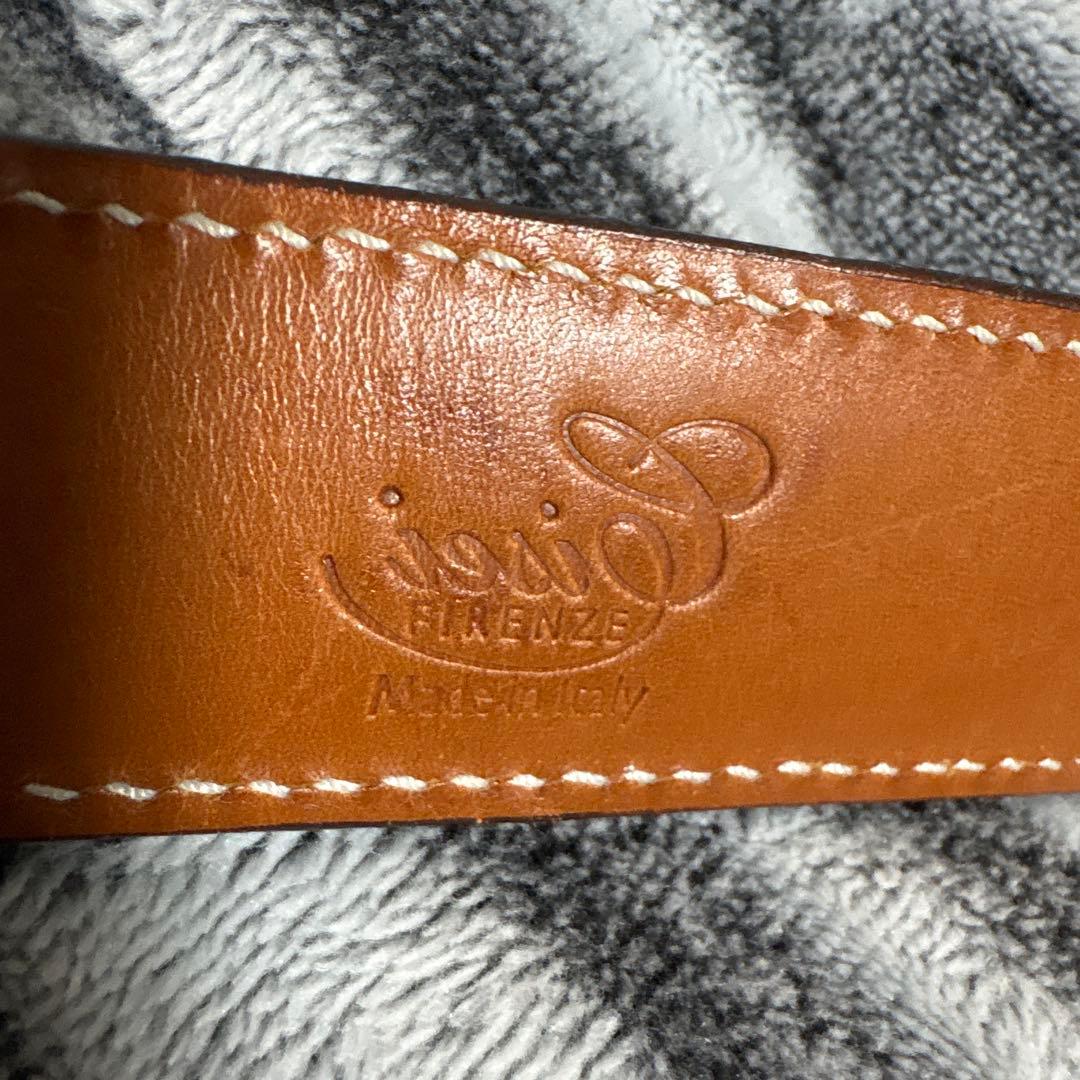 シセイ　パープルレザーベルト サイズ90