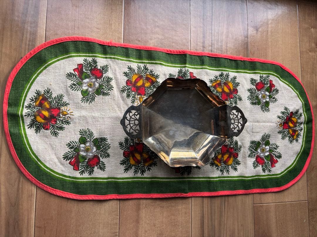 アンティーク　フランス　シルバートレイ