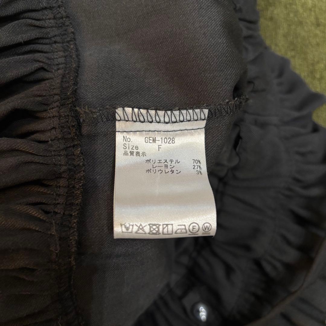 LA PEAU DE GEM buri bare top ベアトップ ブラック