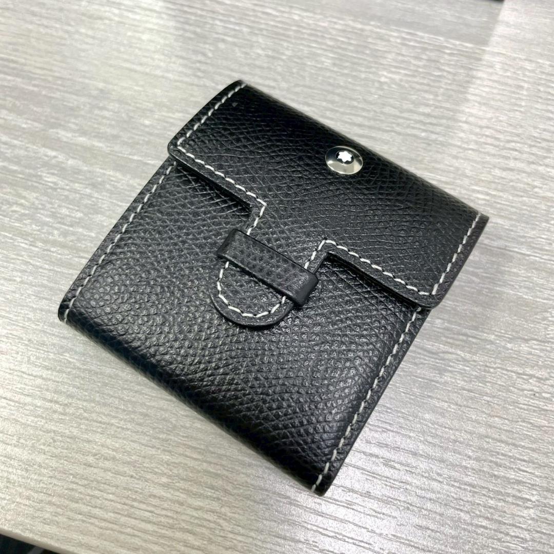 超美品　MONTBLANC　モンブラン　トラベルクロック　ブラック