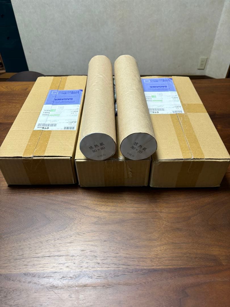 スマレジ　レシート用紙　80×80  5本入×8ケース