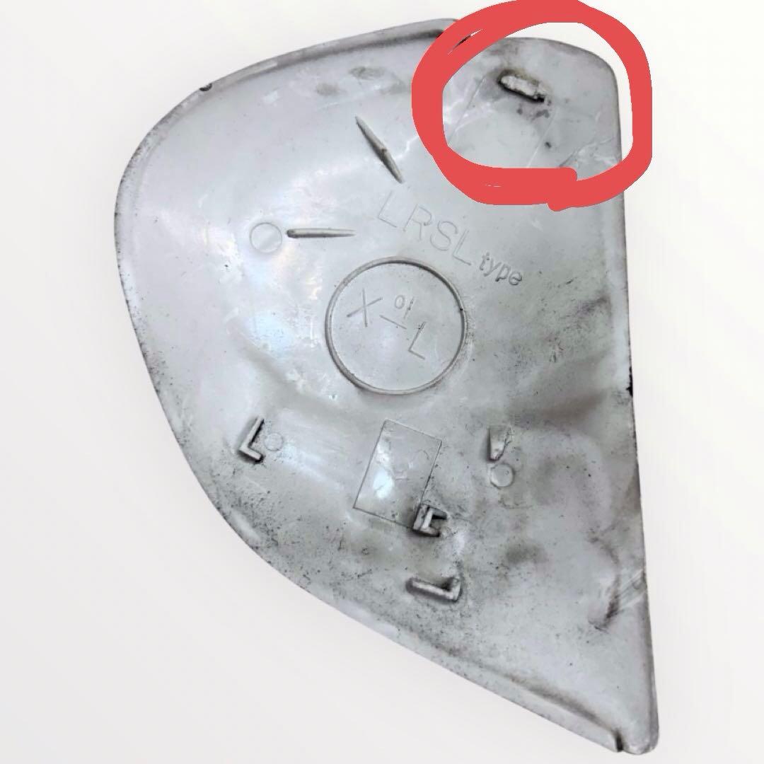 【訳アリ】アライ　フルフェイスヘルメット　ARAI RX-7 シルバーヘルメット