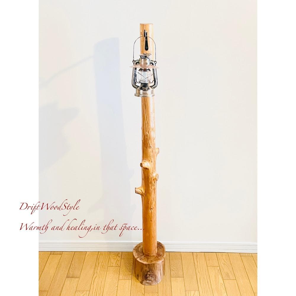 大サイズの天然流木のランプスタンド 置物 北欧 照明 ランタン N9