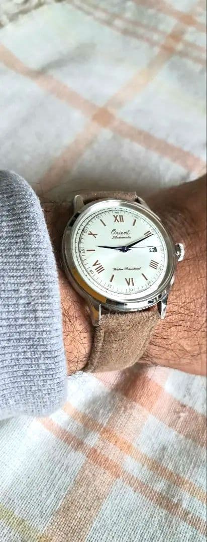 美品 Orient オリエント 自動巻き腕時計 75周年記念モデル