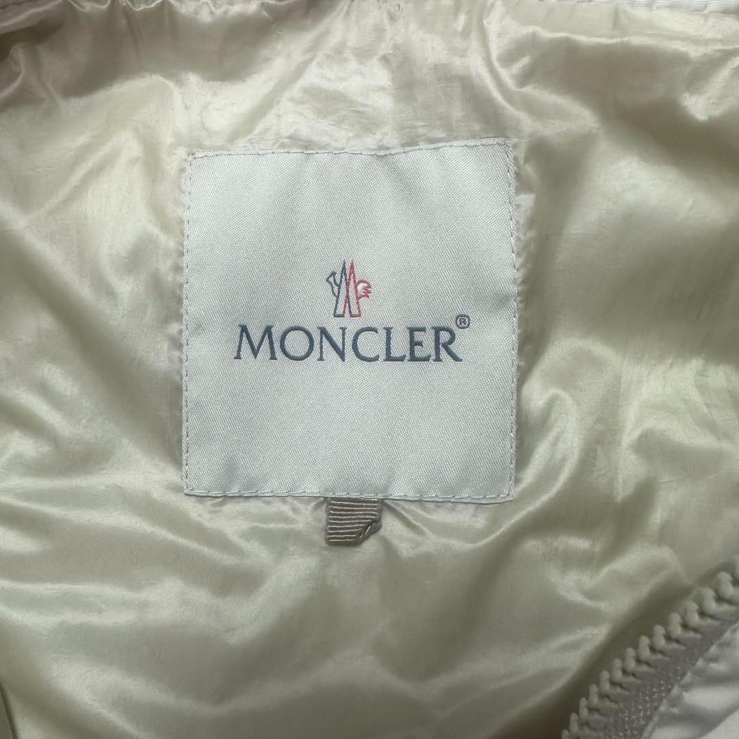 モンクレール×サカイ　2way ナイロンコート　フード　ライトグレー
