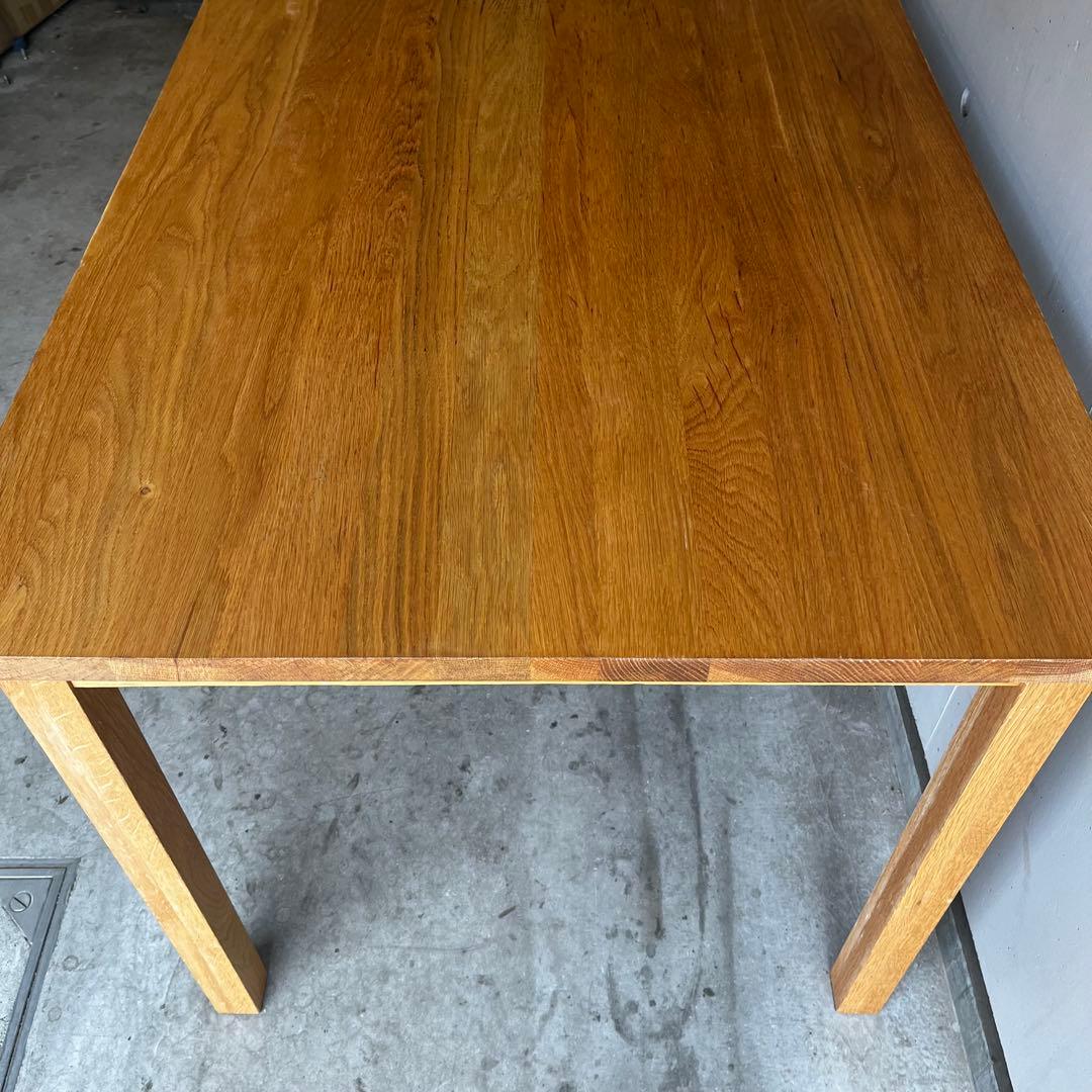 Sally★無印 無垢材ダイニングテーブル・オーク材・幅１４０ｃｍ