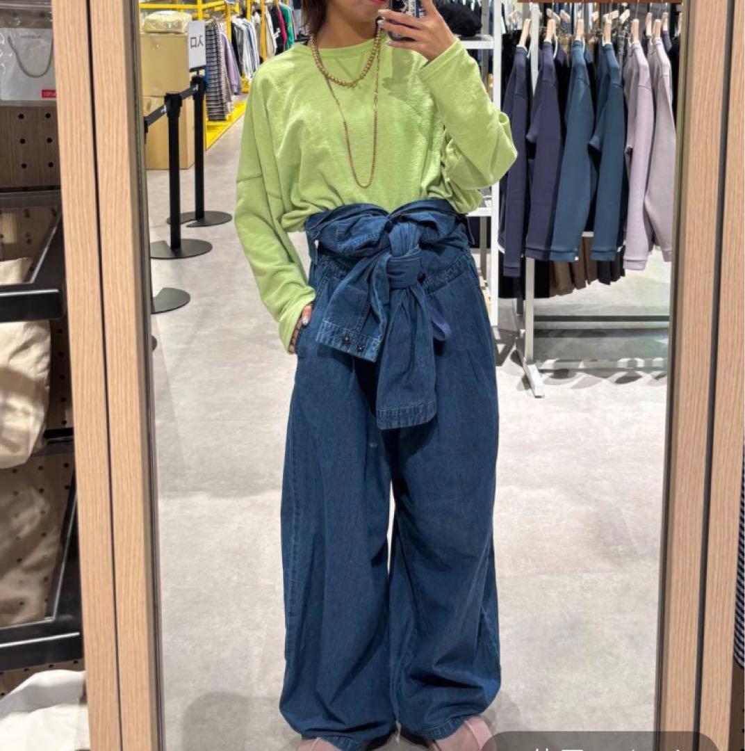 購入者様決定 【美品】ニコアンド 2025SS ワークジャンプスーツ デニム