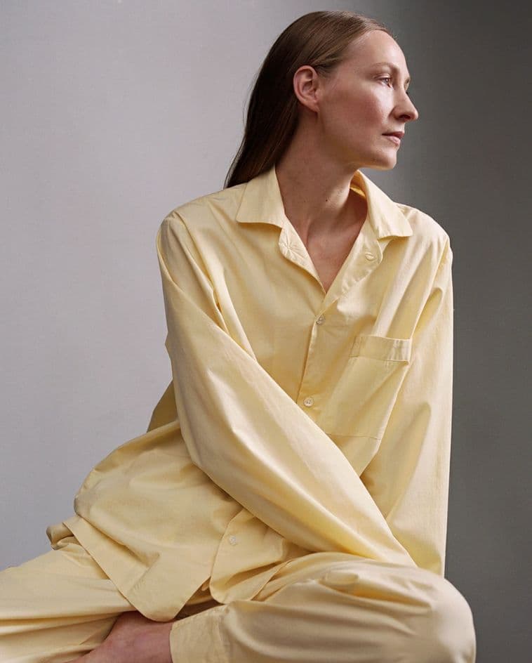 TEKLA パジャマ ユニセックス レモネード 上下セット 定価 ¥58,300