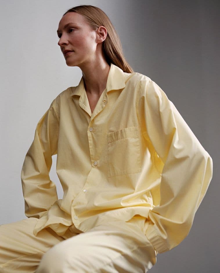 TEKLA パジャマ ユニセックス レモネード 上下セット 定価 ¥58,300