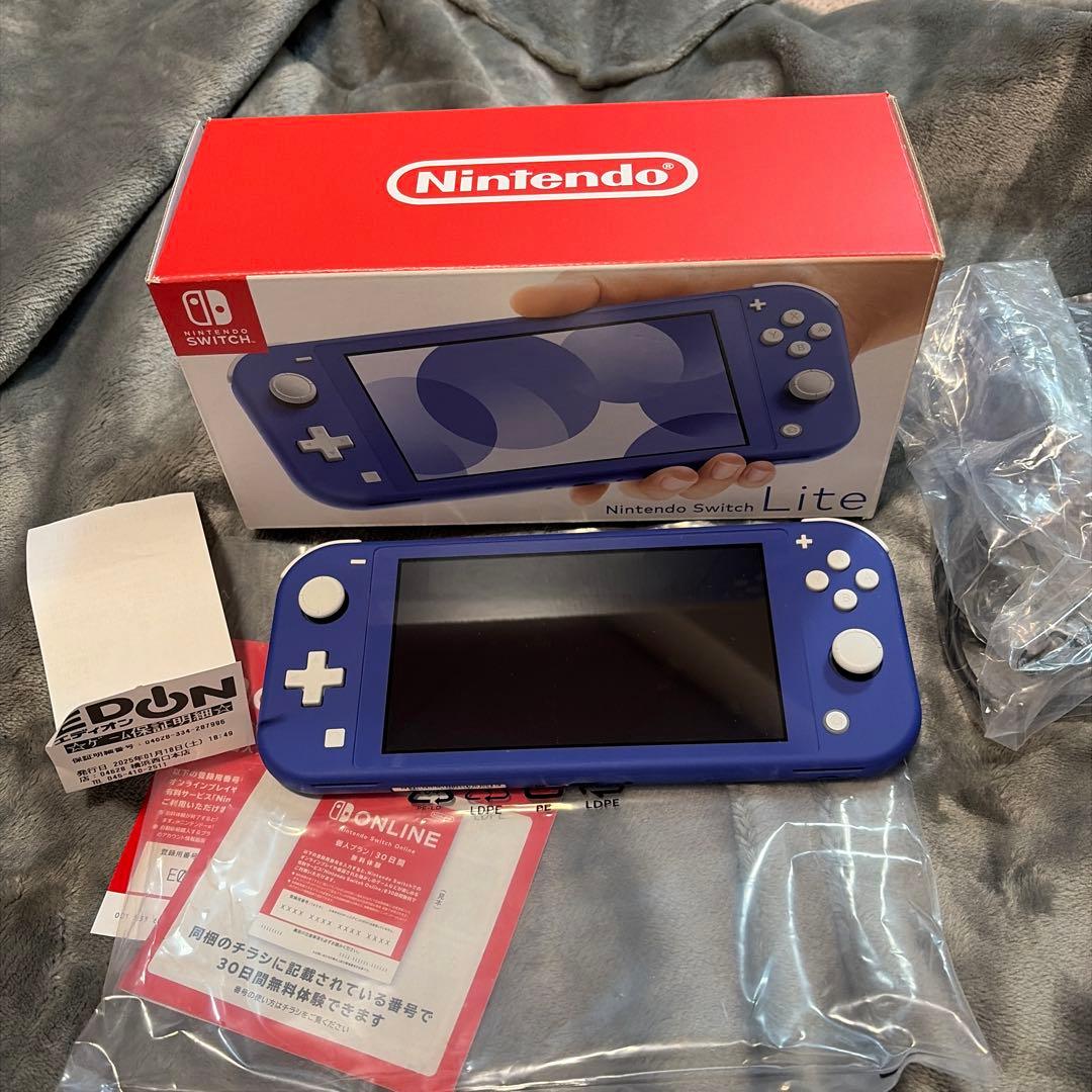 Switch Lite ブルー　本体　SDカード付き