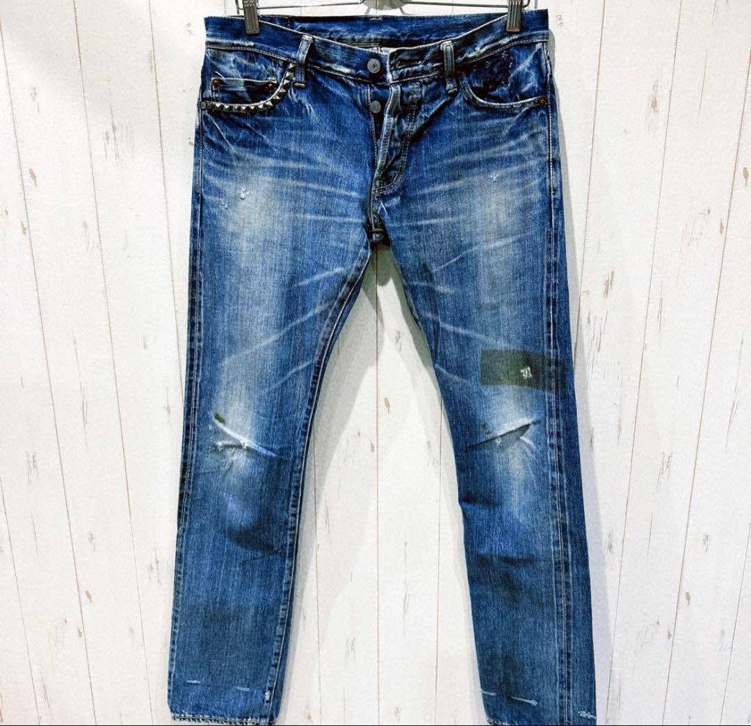 ヒステリックグラマー XXX キムタク ダメージ クラッシュ アメカジ。