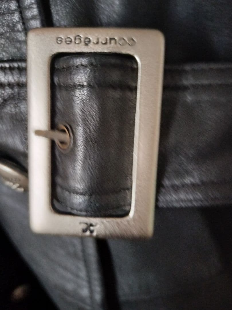 クレージュ courreges レザーコート