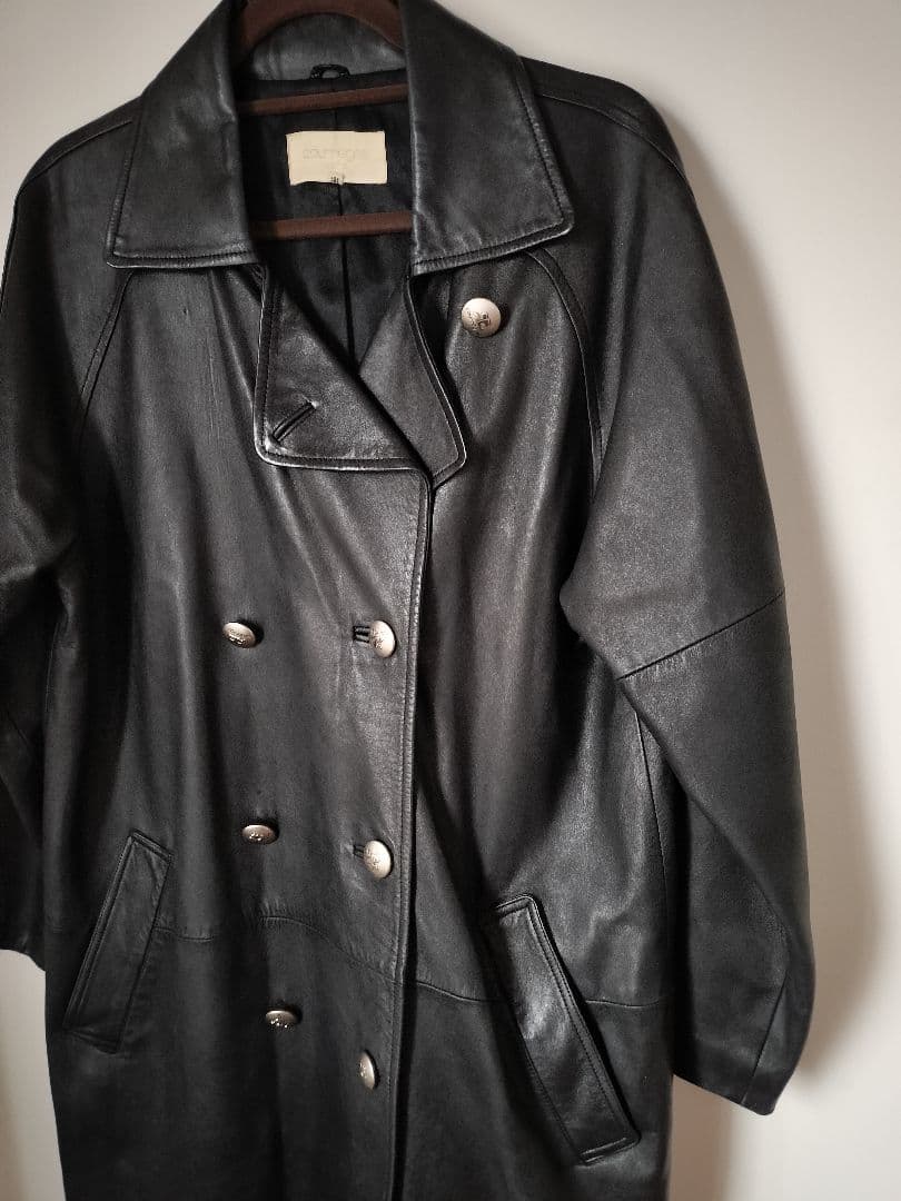 クレージュ courreges レザーコート