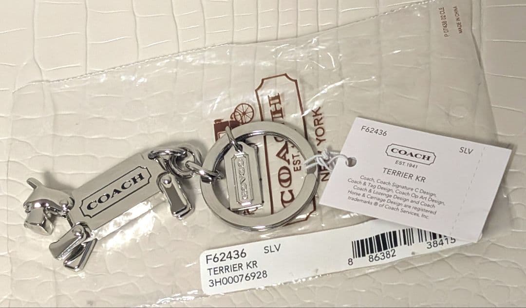COACH ドッグ モチーフ キーホルダー