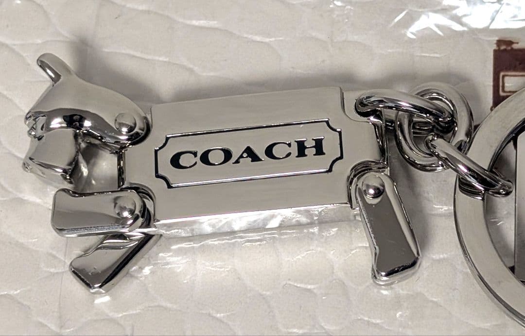 COACH ドッグ モチーフ キーホルダー