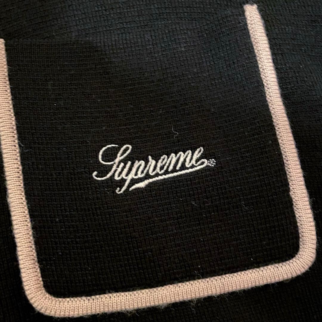 トップス Supreme Chest Stripe Zip Up Cardigan