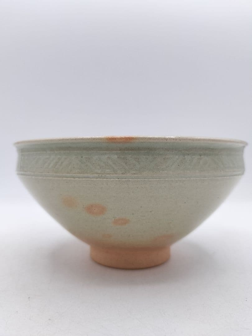 c926 数茶碗 御本 三島 翠峰 阿漕窯 8客　木箱 茶道具 古物