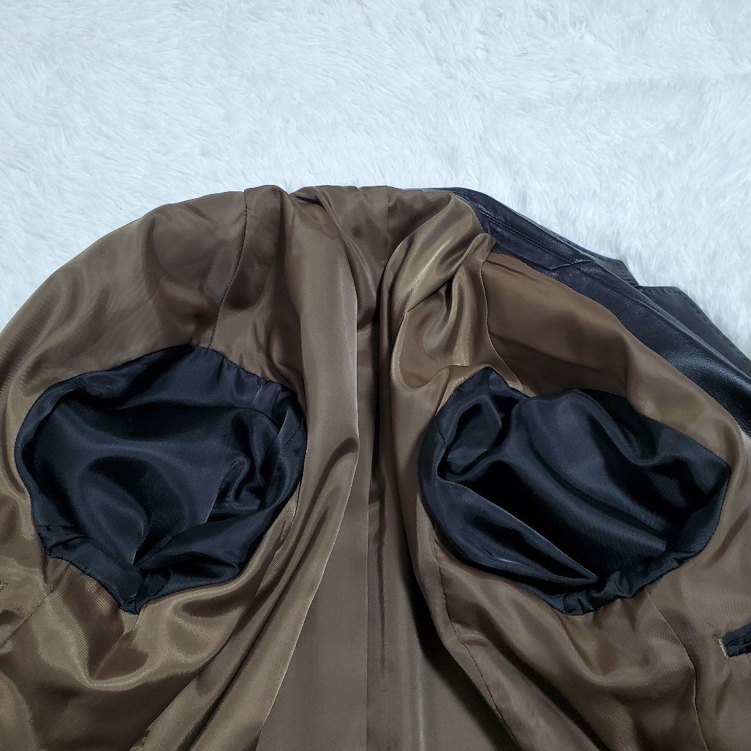 美品✨g-stage　ラムレザー　羊革　テーラードジャケット　aotake様