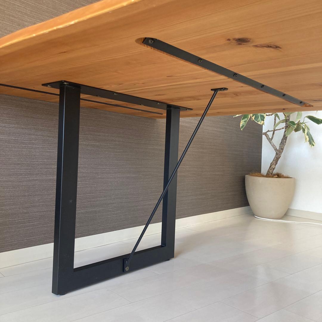 特大　W248㎝　無垢　杉　ダイニングテーブル　ナガノインテリア