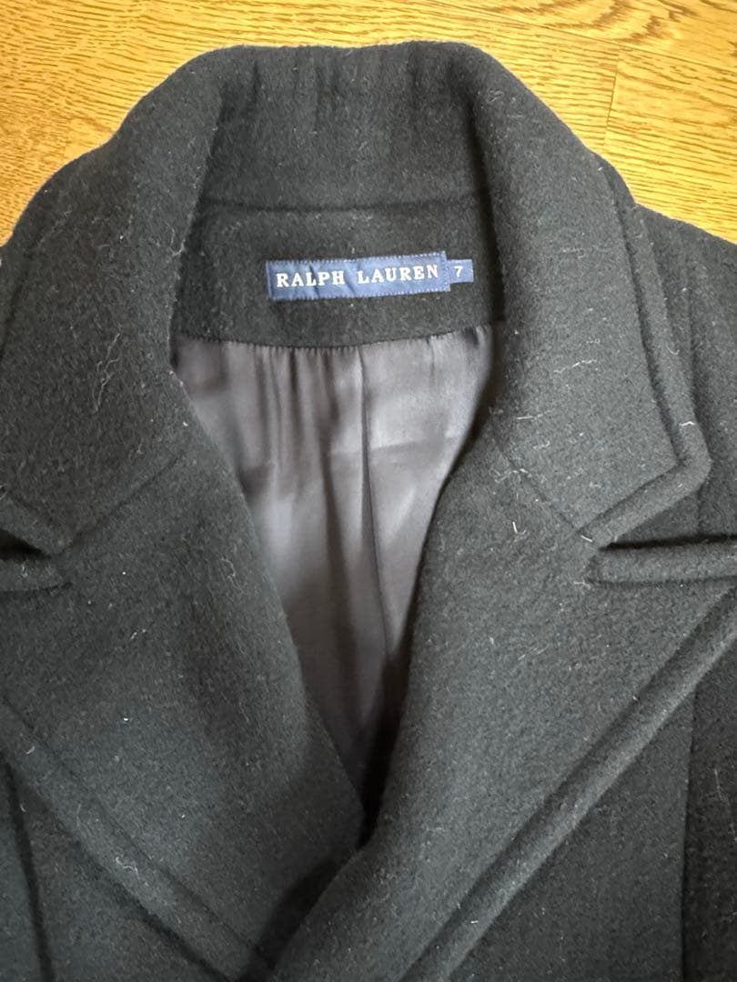 ちひねこ　RALPH LAUREN ラルフローレン　ロングコート　ブラック