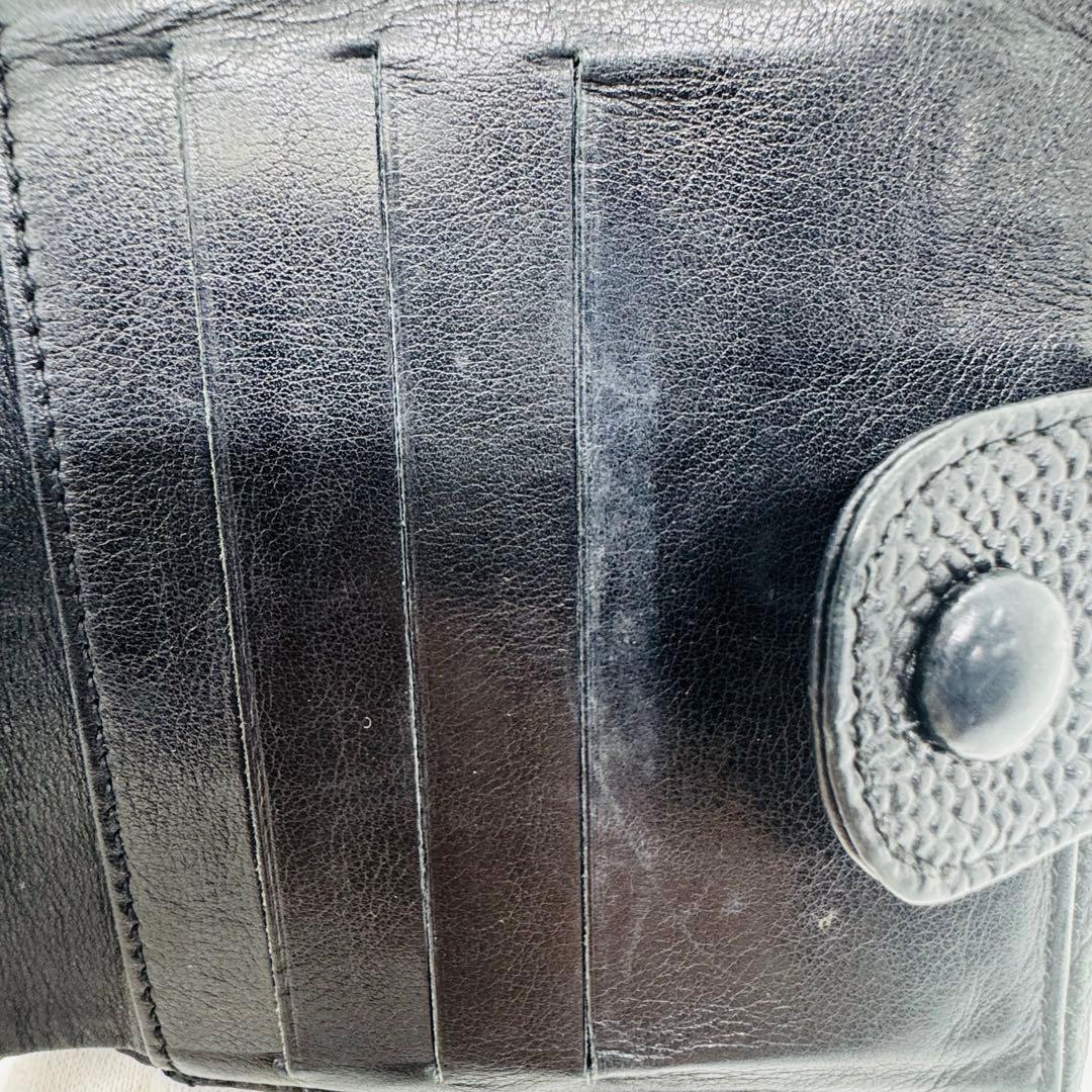✨CHANEL✨シャネル✨レザー✨ブラック✨ココマーク✨2つ折り財布✨